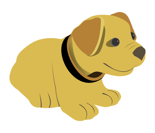Anjing lucu kuning