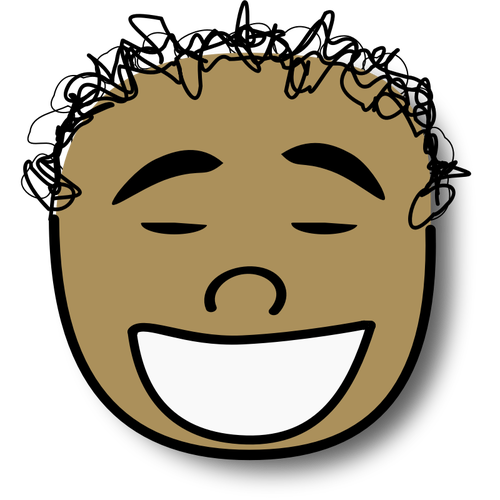 Vektor-Bild des Lachens Kind avatar