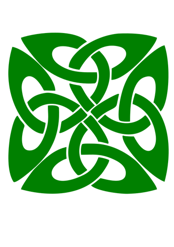 Groene patroon decoratie vector afbeelding