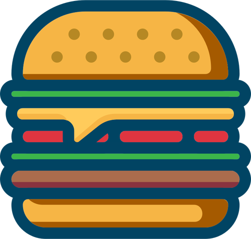 Afbeelding van de cheeseburger