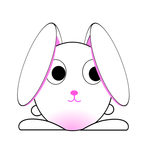 IlustraciÃ³n vectorial de conejo
