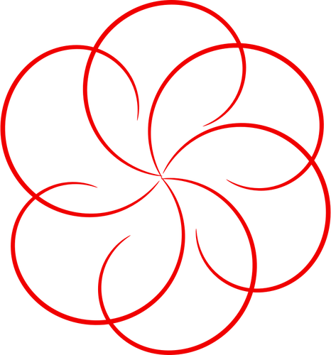 Cirkelvormige rand vector afbeelding