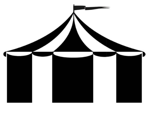 Circus tent afbeelding