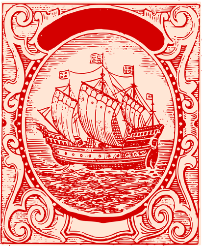 Imagem vetorial de um navio clÃ¡ssico