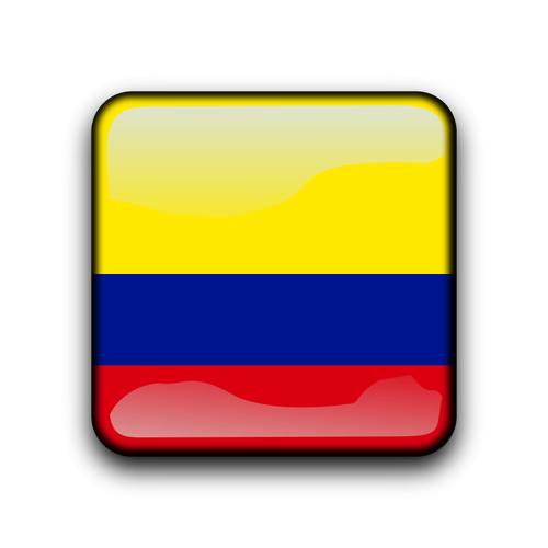 Kolombiya parlak dÃ¼ÄŸme vektÃ¶r