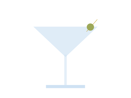 Cocktail con oliva