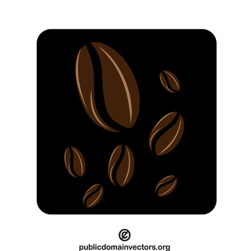 GrÃ¡ficos vectoriales de granos de cafÃ©