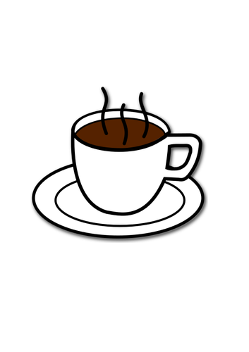 Immagine di vettore della tazza di caffÃ¨