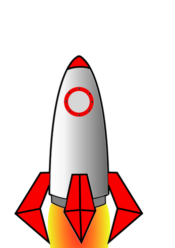 Raum-Rakete