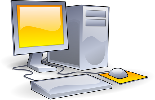 Penuh PC konfigurasi ilustrasi