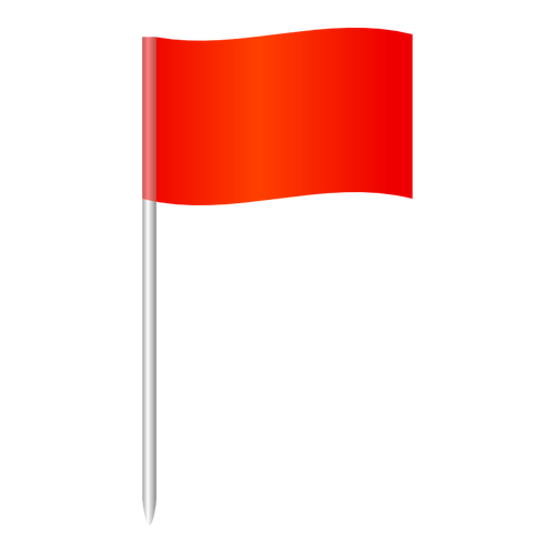 Bandiera calcio angolo vettoriale illustrazione