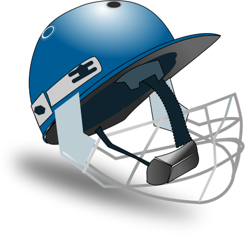 Vektor image av cricket hjelm