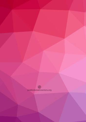 Crimson polygonal pattern