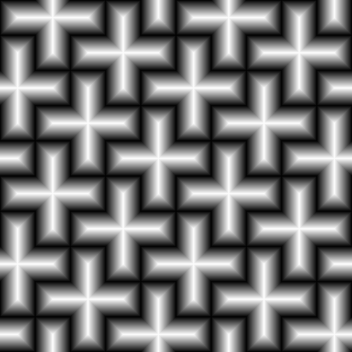 Grijsschaal kruisen in een patroon