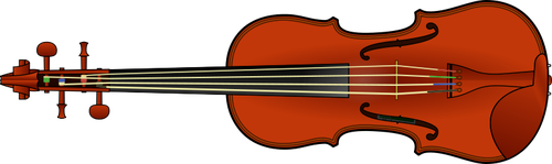 Clip art wektor z skrzypce