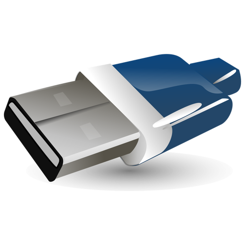 USB flashdisk vector illustrasjon