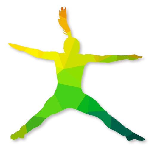 Image vectorielle saut de danseuse