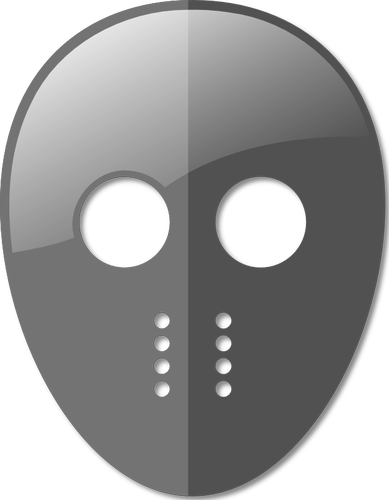 Vector afbeelding van het masker van schermen