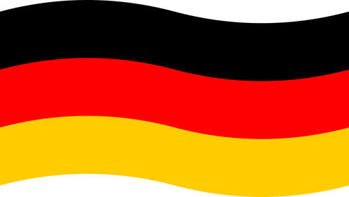 Vlag van Duitsland vector graphics