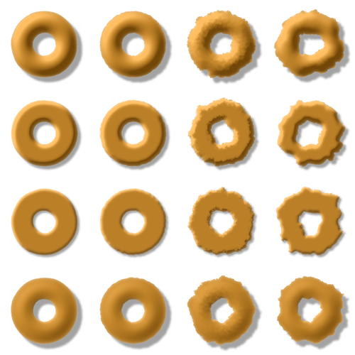 Forskjellige donuts