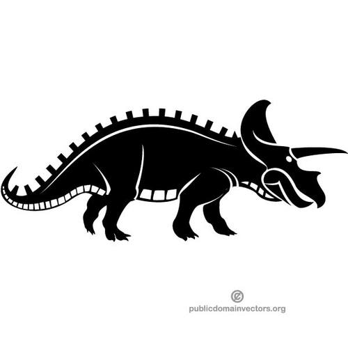 Dinosaurier-silhouette