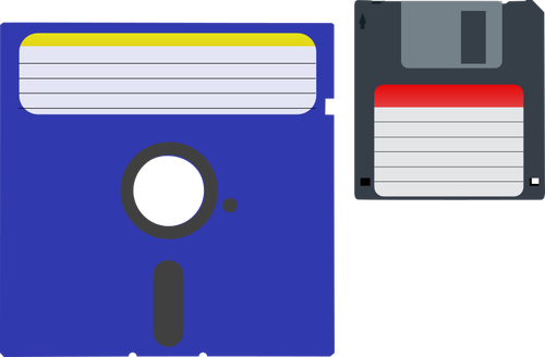 Twee diskettes