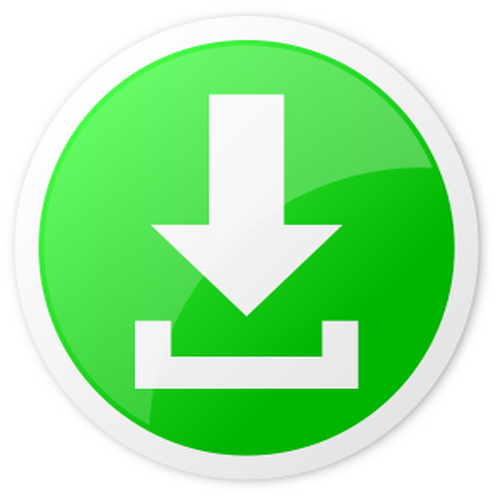 Vector de desen de verde rotund download pictograma