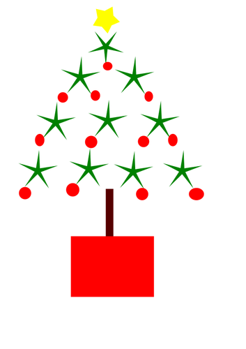 Ãrvore de Natal simples Vector