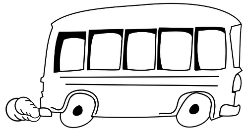 Bus vector graphics