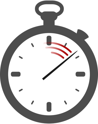 Stopwatch without shading vector image