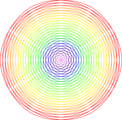 Kleurrijke spiraal