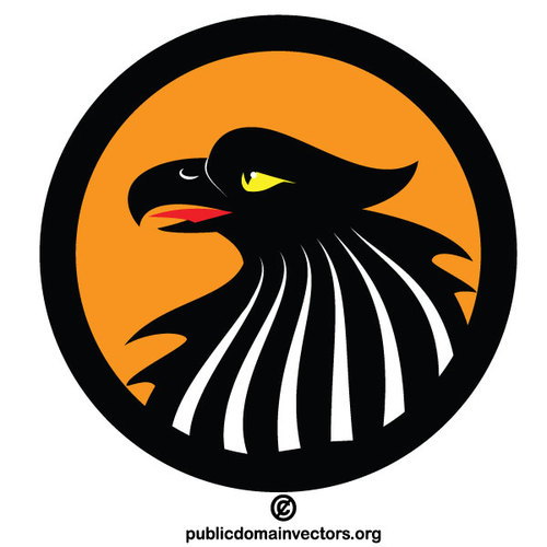 Logo med silhuetten av en Ã¸rn