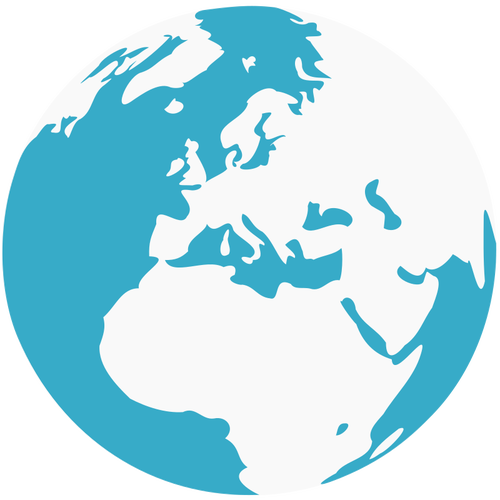 Globe symbol vektorgrafikk utklipp