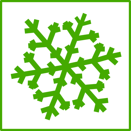 Ã–ko-Schnee-Vektor-Symbol