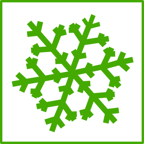 Ã–ko-Schnee-Vektor-Symbol