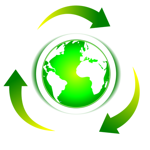 Recyclebar-Erde-Vektor-Bild
