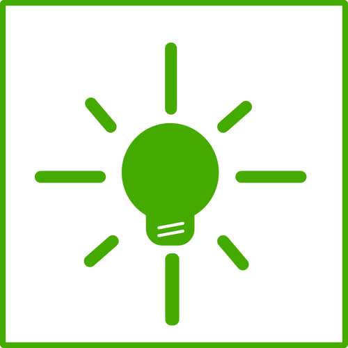 Eco sparen Energie-Vektor-Symbol