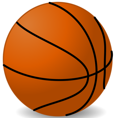 Basketball-Ball-Vektor-Bild
