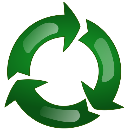 Recycling-Zeichen Vektor Zeichnung