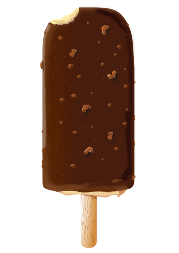 Chocolade-ijs vector afbeelding