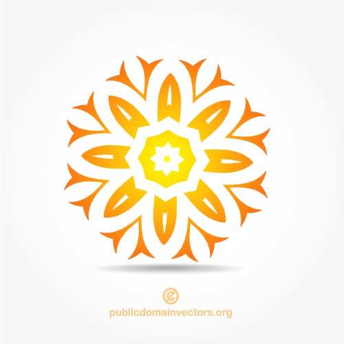 Conceito do logotipo floral
