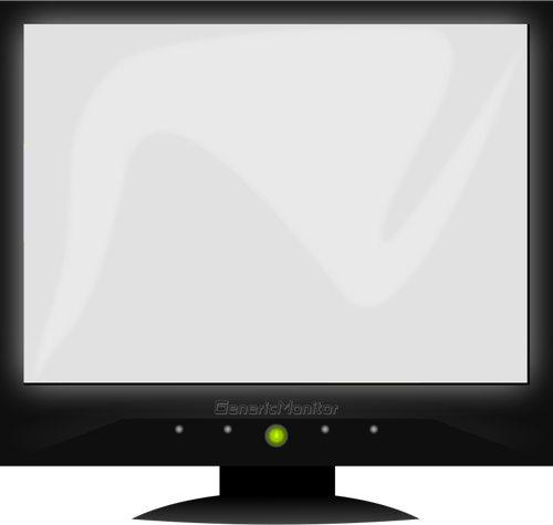 Arte genÃ©rico LCD pantalla vector clip