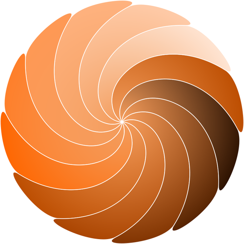 FÃ¤rg spirale vektorbild
