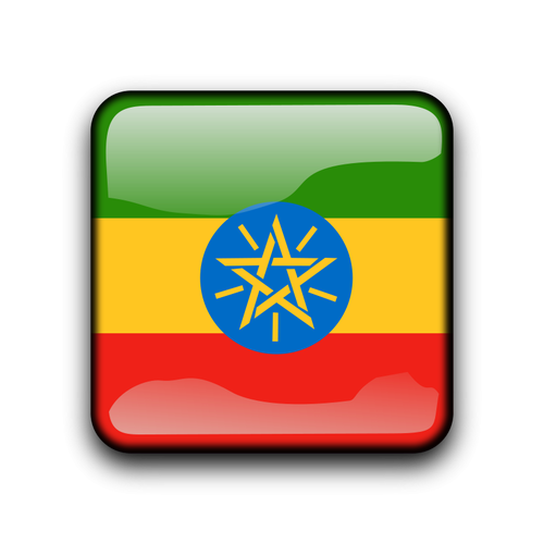 Bouton indicateur de vecteur Ã©thiopien