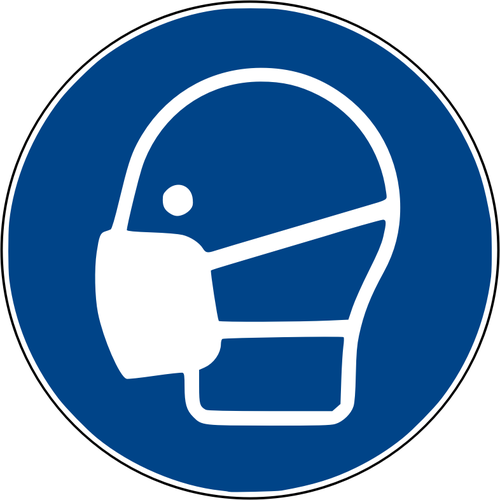 Ansikts mask vektor symbol