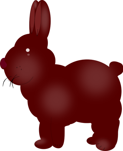 Chocolade bunny vector afbeelding