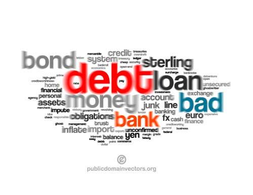 FinanciÃ«le word cloud-afbeelding