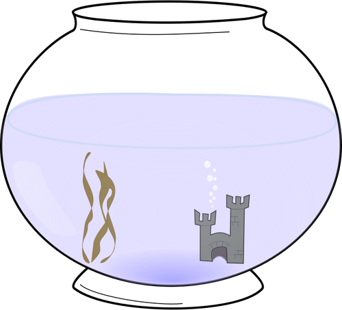 Fishbowl vektor illustration