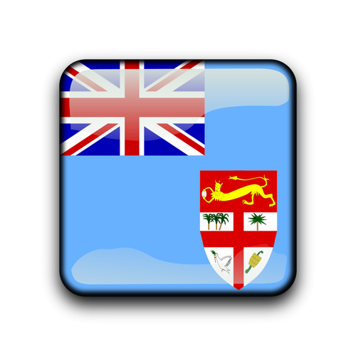 Fiji bendera vektor tombol