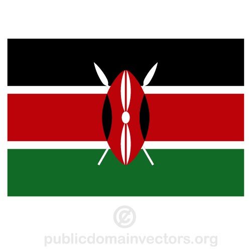 Drapeau de la RÃ©publique du Kenya